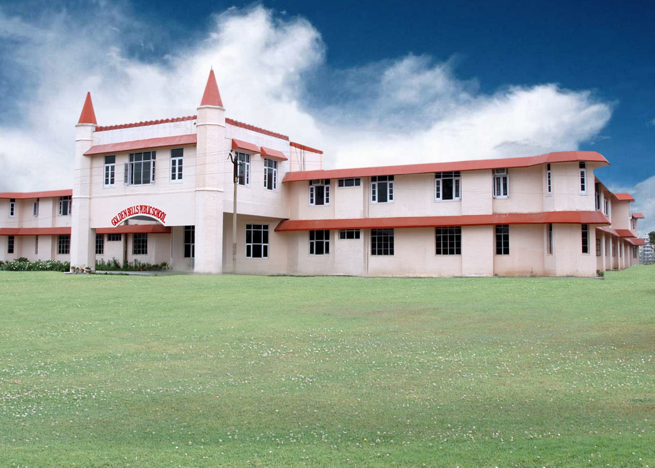 School Building Carousel